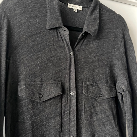 ARITZIA-COMMUNITY Cotton Buttondown - Picture 2 of 3